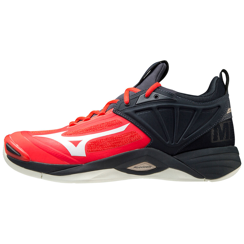 Tenis Para Voleibol Mizuno Wave Momentum 2 Para Hombre Rojos/Blancos 2751809-XD